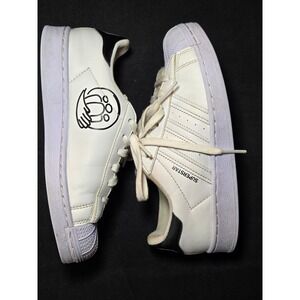 Adidas Superstar Kids Shoes White Black‎ Shell Toe Casual Sneakers Size 2.5Y